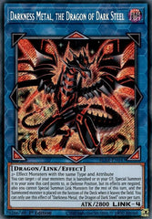 Darkness Metal, the Dragon of Dark Steel [BLAR-EN047] Secret Rare | Shuffle n Cut Hobbies & Games