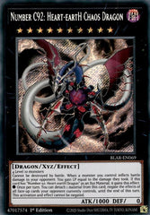 Number C92: Heart-eartH Chaos Dragon [BLAR-EN069] Secret Rare | Shuffle n Cut Hobbies & Games