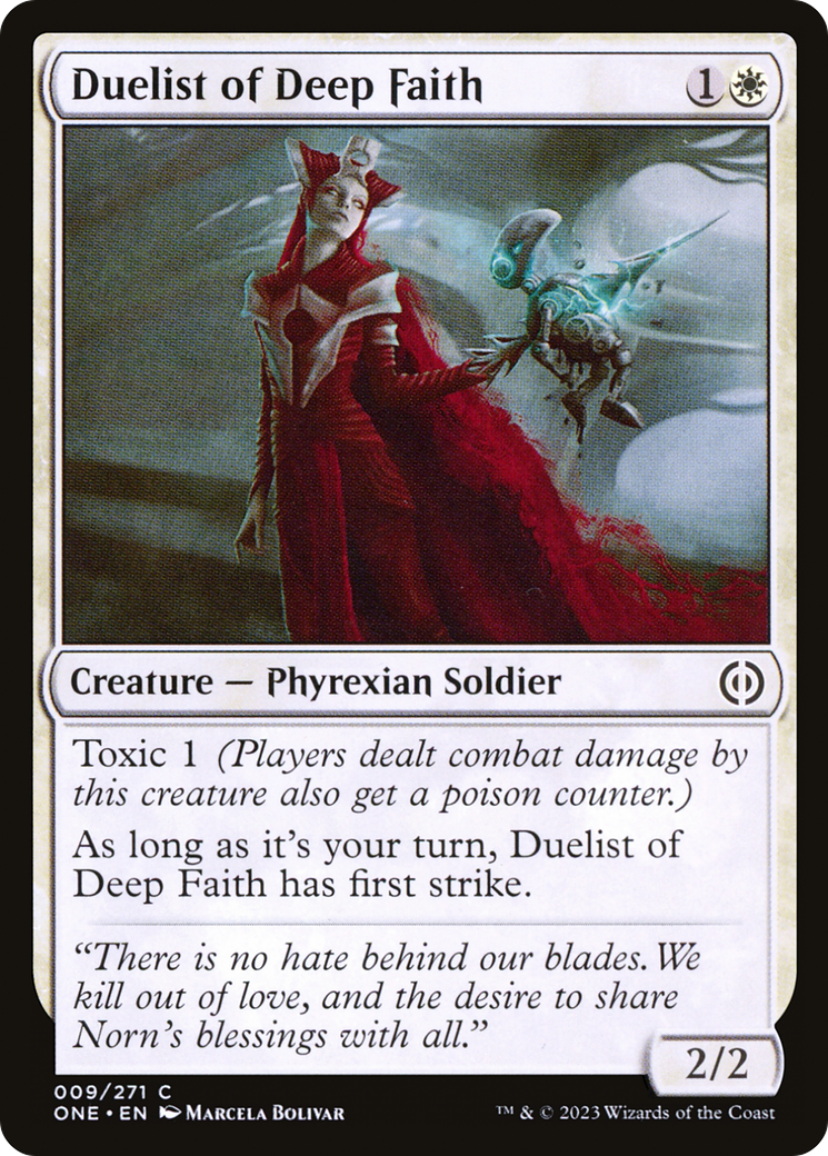 Duelist of Deep Faith [Phyrexia: All Will Be One] | Shuffle n Cut Hobbies & Games