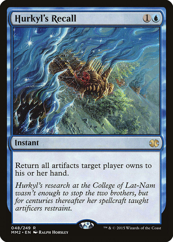 Hurkyl's Recall [Modern Masters 2015] | Shuffle n Cut Hobbies & Games