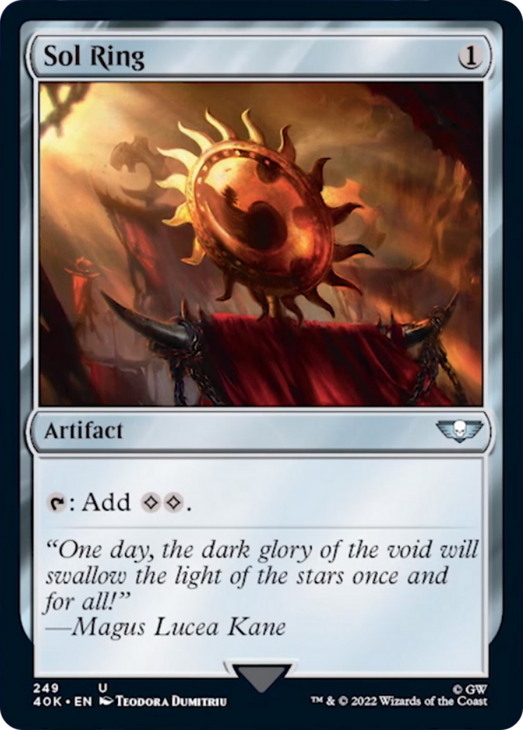 Sol Ring (249) (Surge Foil) [Warhammer 40,000] | Shuffle n Cut Hobbies & Games