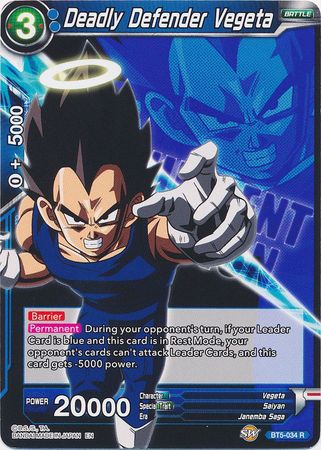 Deadly Defender Vegeta [BT5-034] | Shuffle n Cut Hobbies & Games