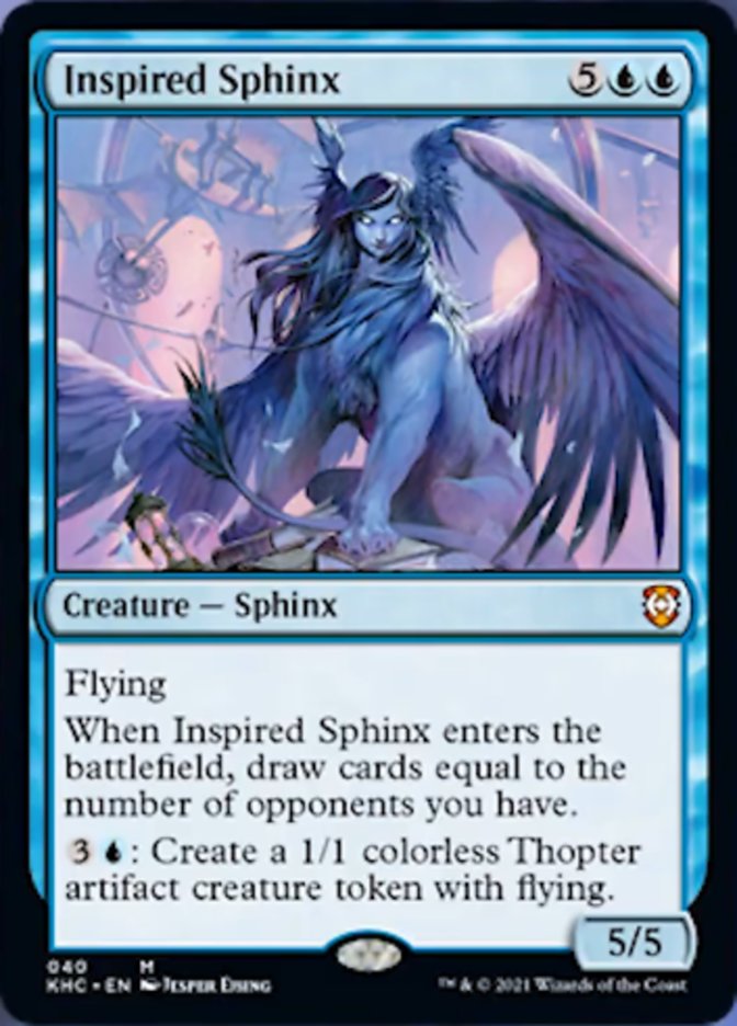 Inspired Sphinx [Kaldheim Commander] | Shuffle n Cut Hobbies & Games