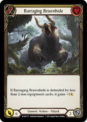 Barraging Brawnhide (Yellow) [WTR177-C] Alpha Print Normal | Shuffle n Cut Hobbies & Games