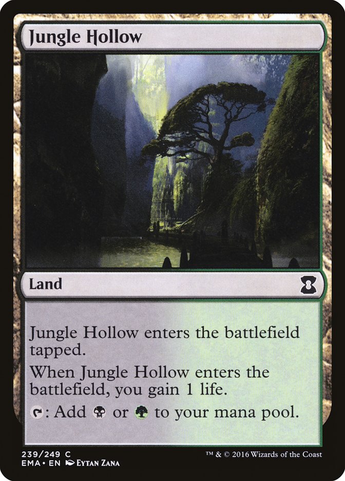 Jungle Hollow [Eternal Masters] | Shuffle n Cut Hobbies & Games