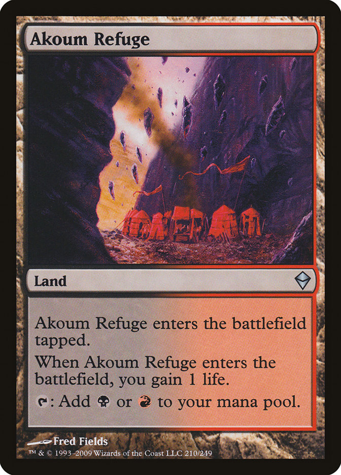 Akoum Refuge [Zendikar] | Shuffle n Cut Hobbies & Games