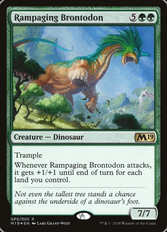 Rampaging Brontodon [Magic 2019 Gift Pack] | Shuffle n Cut Hobbies & Games