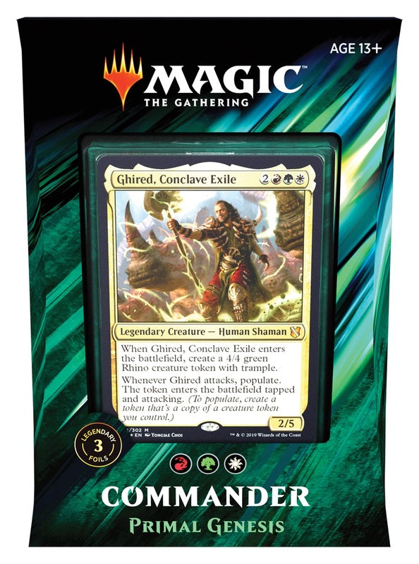 Magic 2019 Commander Deck: Primal Genesis | Shuffle n Cut Hobbies & Games