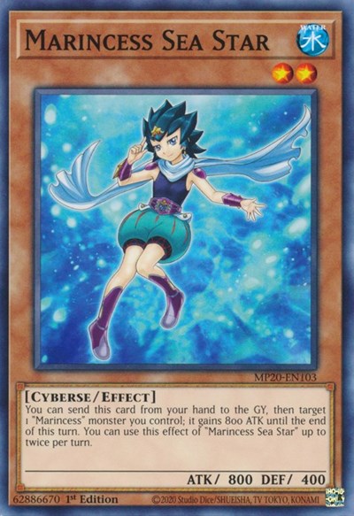 Marincess Sea Star [MP20-EN103] Common | Shuffle n Cut Hobbies & Games