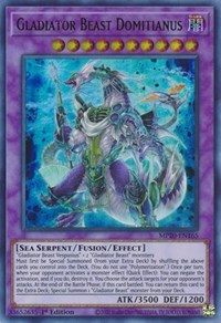 Gladiator Beast Domitianus [MP20-EN165] Ultra Rare | Shuffle n Cut Hobbies & Games