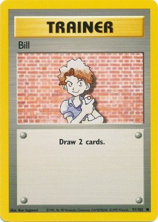 Bill (91/102) [Base Set Unlimited] | Shuffle n Cut Hobbies & Games