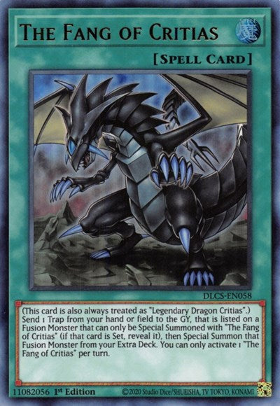 The Fang of Critias [DLCS-EN058] Ultra Rare | Shuffle n Cut Hobbies & Games