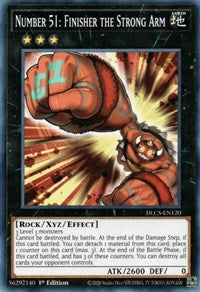 Number 51: Finisher the Strong Arm [DLCS-EN120] Common | Shuffle n Cut Hobbies & Games