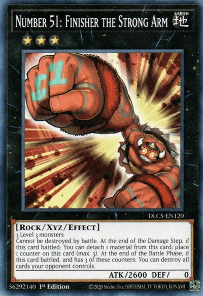 Number 51: Finisher the Strong Arm [DLCS-EN120] Common | Shuffle n Cut Hobbies & Games
