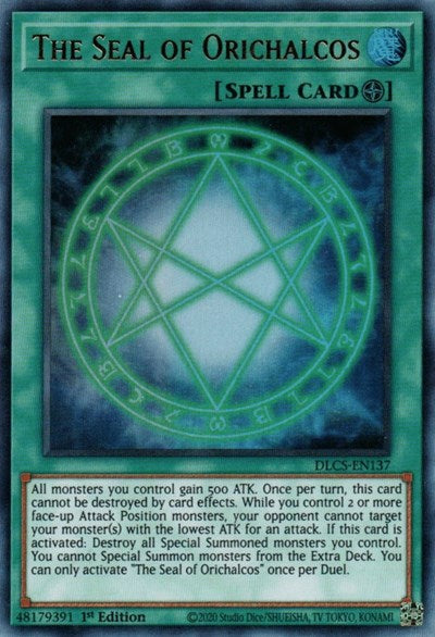 The Seal of Orichalcos [DLCS-EN137] Ultra Rare | Shuffle n Cut Hobbies & Games