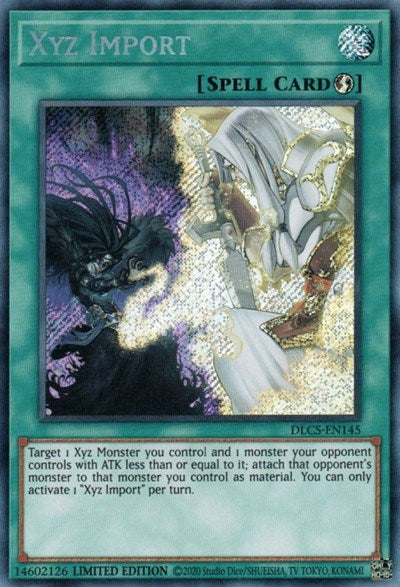 Xyz Import [DLCS-EN145] Secret Rare | Shuffle n Cut Hobbies & Games