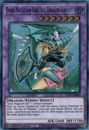 Dark Magician Girl the Dragon Knight (Alternate Art) [DLCS-EN006] Ultra Rare | Shuffle n Cut Hobbies & Games