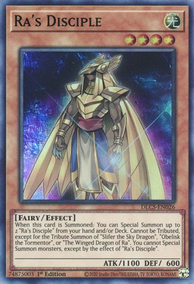 Ra's Disciple (Green) [DLCS-EN026] Ultra Rare | Shuffle n Cut Hobbies & Games