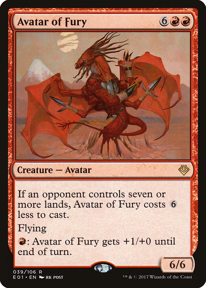 Avatar of Fury [Archenemy: Nicol Bolas] | Shuffle n Cut Hobbies & Games