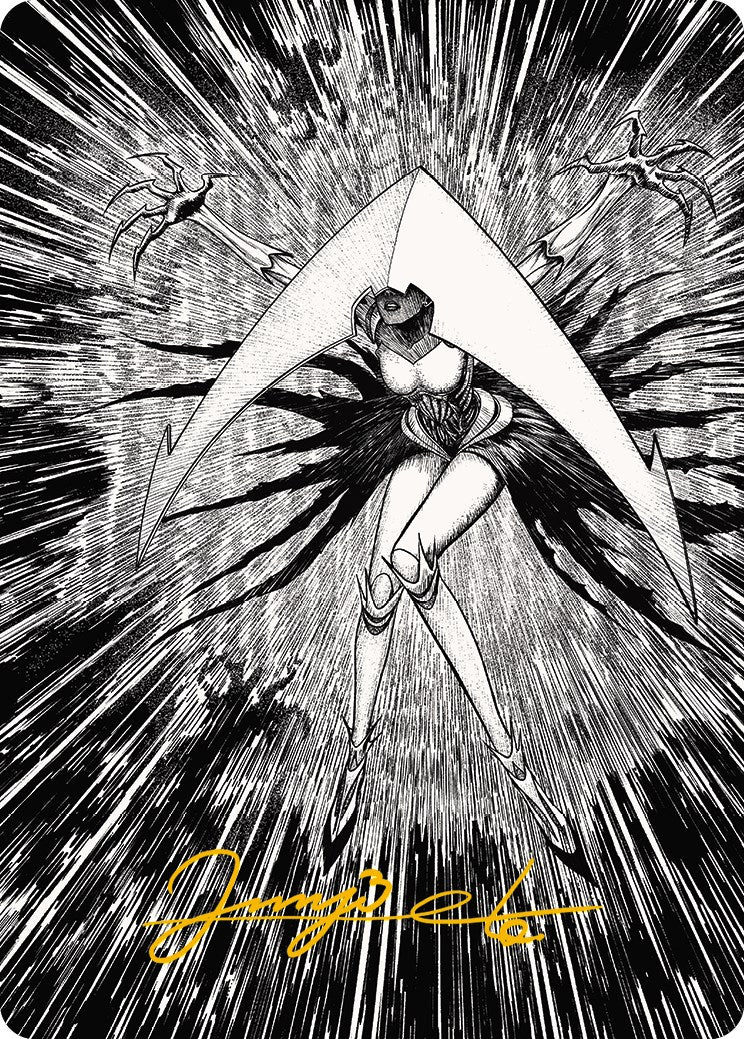 Elesh Norn, Mother of Machines 2 Art Card (Gold-Stamped Signature) [Phyrexia: All Will Be One Art Series] | Shuffle n Cut Hobbies & Games