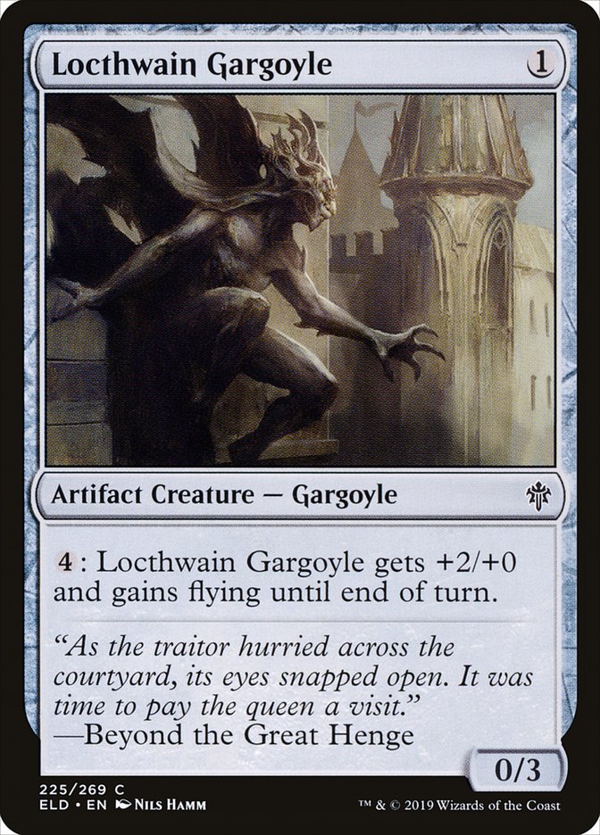 Locthwain Gargoyle [Throne of Eldraine] | Shuffle n Cut Hobbies & Games
