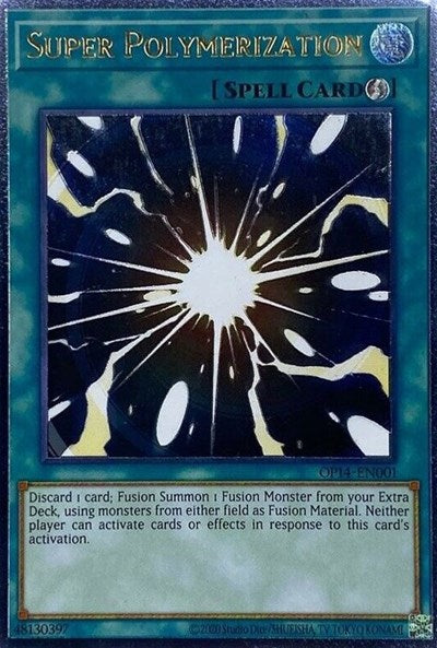Super Polymerization [OP14-EN001] Ultimate Rare | Shuffle n Cut Hobbies & Games