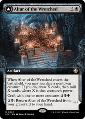 Altar of the Wretched // Wretched Bonemass (Extended Art) [The Lost Caverns of Ixalan Commander] | Shuffle n Cut Hobbies & Games
