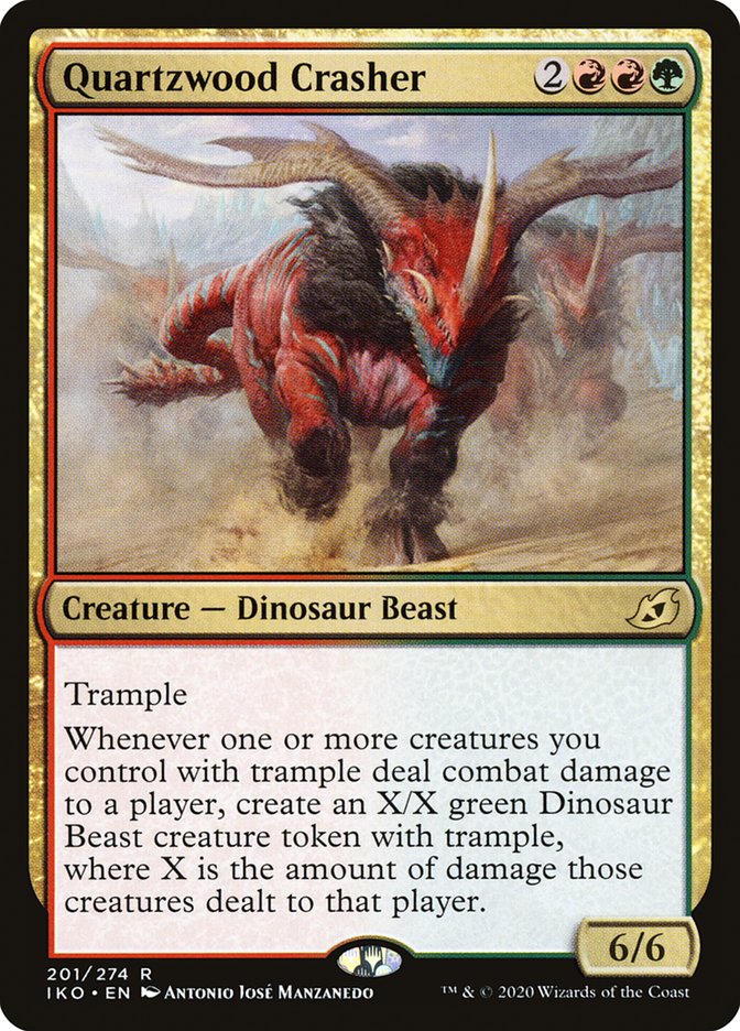 Quartzwood Crasher [Ikoria: Lair of Behemoths] | Shuffle n Cut Hobbies & Games