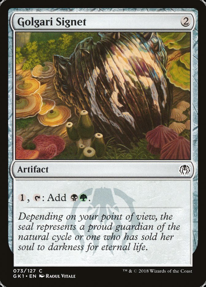 Golgari Signet [Guilds of Ravnica Guild Kit] | Shuffle n Cut Hobbies & Games