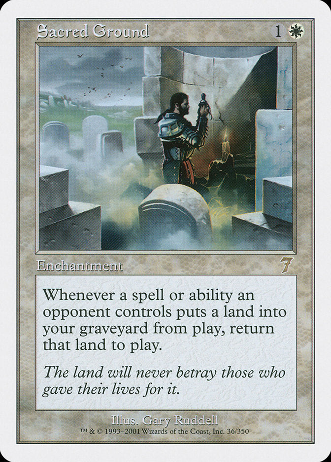Sacred Ground [Seventh Edition] | Shuffle n Cut Hobbies & Games