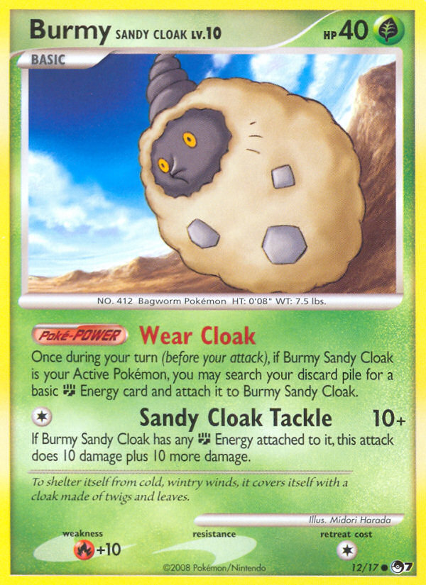 Burmy Sandy Cloak (12/17) [POP Series 7] | Shuffle n Cut Hobbies & Games