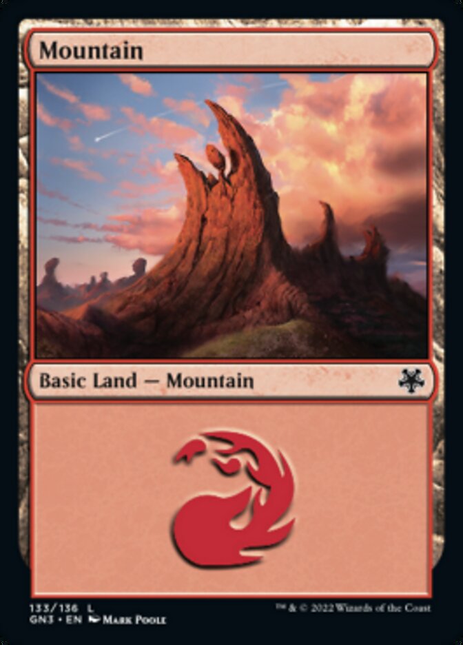 Mountain (133) [Game Night: Free-for-All] | Shuffle n Cut Hobbies & Games