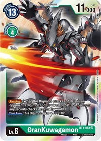 BT1-083: GranKuwagamon | Shuffle n Cut Hobbies & Games