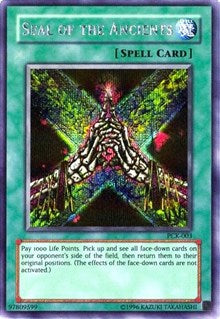 Seal of the Ancients (Power of Chaos: Kaiba the Revenge) [PCK-003] Secret Rare | Shuffle n Cut Hobbies & Games
