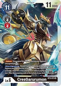 BT3-073: CresGarurumon (Release Special Booster) | Shuffle n Cut Hobbies & Games