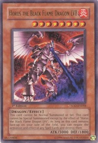 Horus the Black Flame Dragon LV8 [SOD-EN008] Ultra Rare | Shuffle n Cut Hobbies & Games