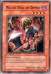 Malice Doll of Demise [SOD-EN018] Common | Shuffle n Cut Hobbies & Games