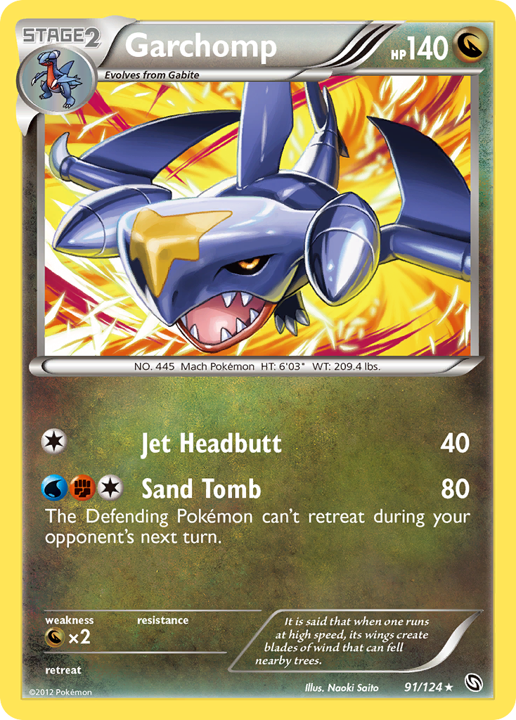 Garchomp (91/124) [Black & White: Dragons Exalted] | Shuffle n Cut Hobbies & Games