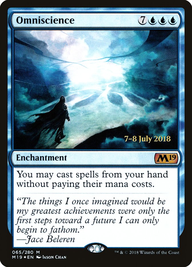 Omniscience [Core Set 2019 Prerelease Promos] | Shuffle n Cut Hobbies & Games