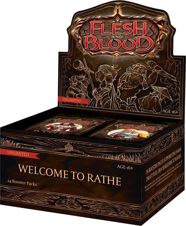 Flesh and Blood : Welcome to Rathe Booster Box Unlimited | Shuffle n Cut Hobbies & Games
