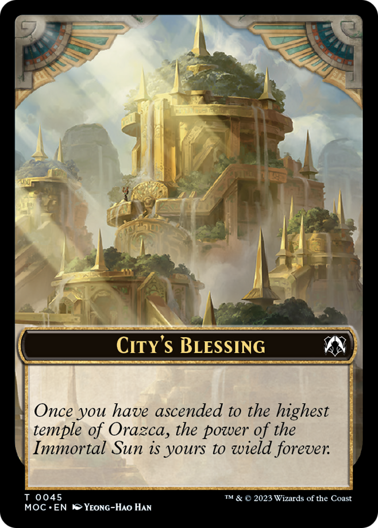 Butterfly // City's Blessing Double-Sided Token [March of the Machine Commander Tokens] | Shuffle n Cut Hobbies & Games