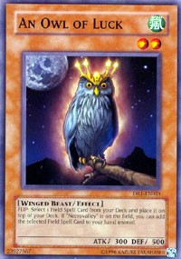 An Owl of Luck [DR1-EN021] Common | Shuffle n Cut Hobbies & Games