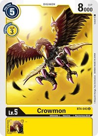 BT04: Crowmon | Shuffle n Cut Hobbies & Games