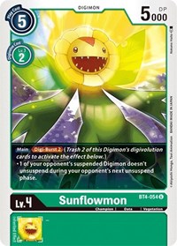 BT04: Sunflowmon | Shuffle n Cut Hobbies & Games