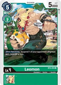 BT04: Leomon | Shuffle n Cut Hobbies & Games