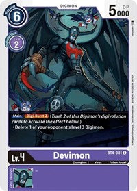 BT04: Devimon | Shuffle n Cut Hobbies & Games