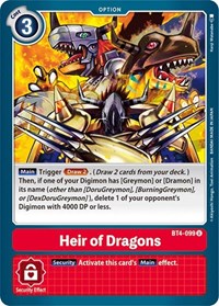 BT04: Heir of Dragons | Shuffle n Cut Hobbies & Games