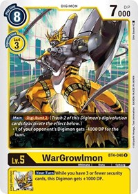 BT04: WarGrowlmon | Shuffle n Cut Hobbies & Games