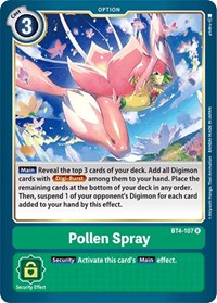 BT04: Pollen Spray | Shuffle n Cut Hobbies & Games