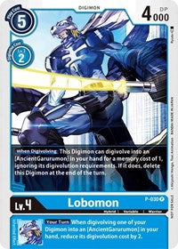 BT04: Lobomon - P-030 (Great Legend Power Up Pack) (Holo Foil) | Shuffle n Cut Hobbies & Games